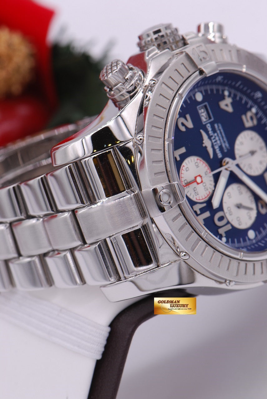 [SOLD] BREITLING SUPER AVENGER 48mm CHRONOGRAPH BLUE (MINT)