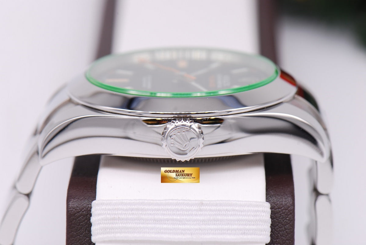 [SOLD] ROLEX OYSTER MILGAUSS GREEN SAPPHIRE Ref 116400GV
