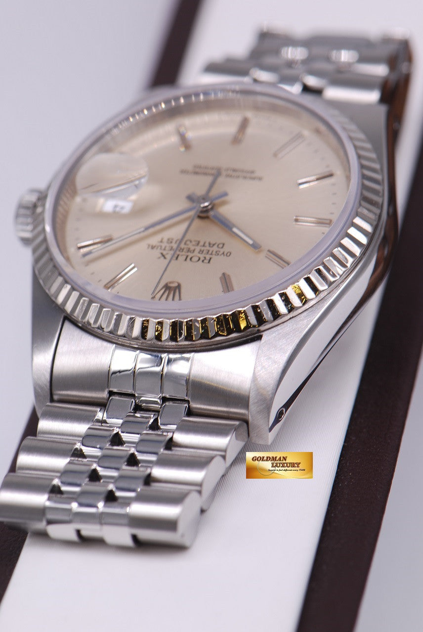 [SOLD] ROLEX OYSTER PERPETUAL DATEJUST 36mm Ref 16234 SILVER