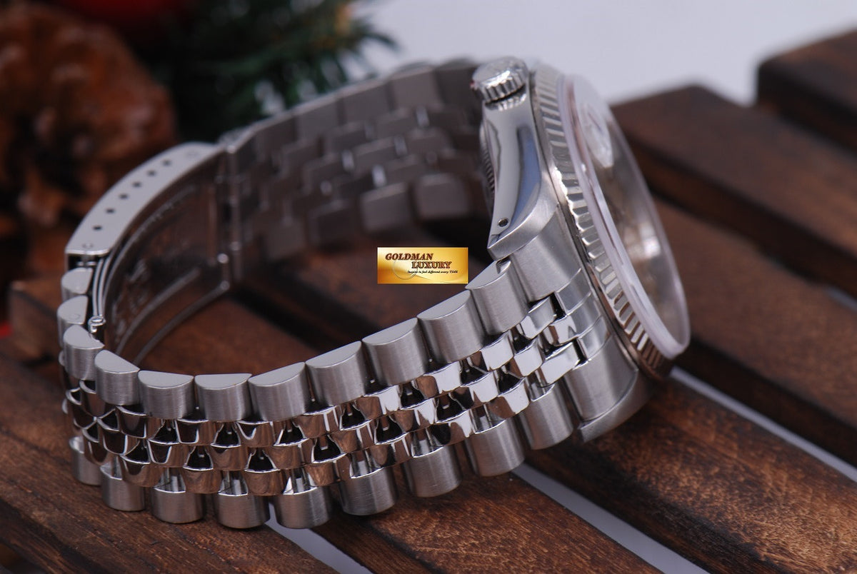 [SOLD] ROLEX OYSTER PERPETUAL DATEJUST 36mm Ref 16234 SILVER
