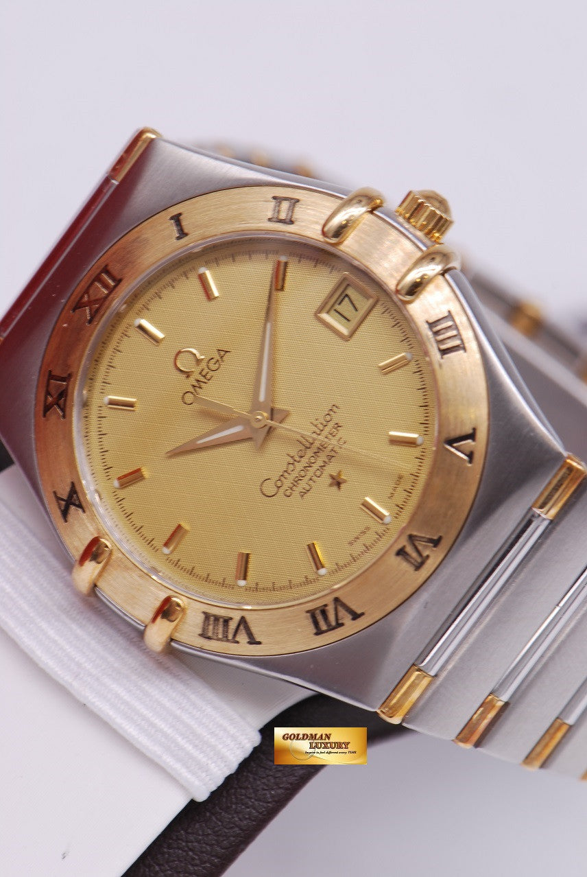 [SOLD] OMEGA CONSTELLATION HALF-GOLD MENS AUTOMATIC (MINT)