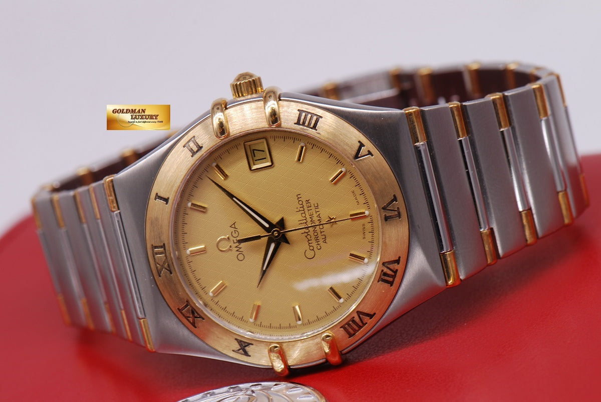 [SOLD] OMEGA CONSTELLATION HALF-GOLD MENS AUTOMATIC (MINT)
