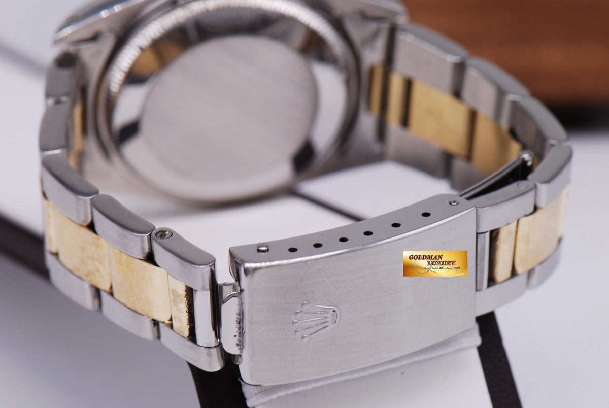[SOLD] ROLEX OYSTER PERPETUAL DATE HALF-GOLD 34mm Ref 15053