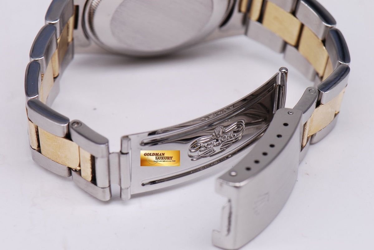 [SOLD] ROLEX OYSTER PERPETUAL DATE HALF-GOLD 34mm Ref 15053