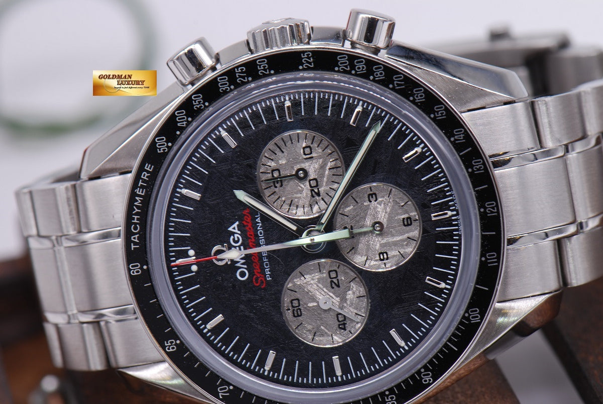 [ SOLD ] OMEGA SPEEDMASTER MOON WATCH "APOLLO-SOYUZ" METEORITE DIAL CHRONOGRAPH C.1861