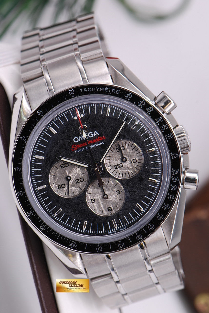 [ SOLD ] OMEGA SPEEDMASTER MOON WATCH "APOLLO-SOYUZ" METEORITE DIAL CHRONOGRAPH C.1861