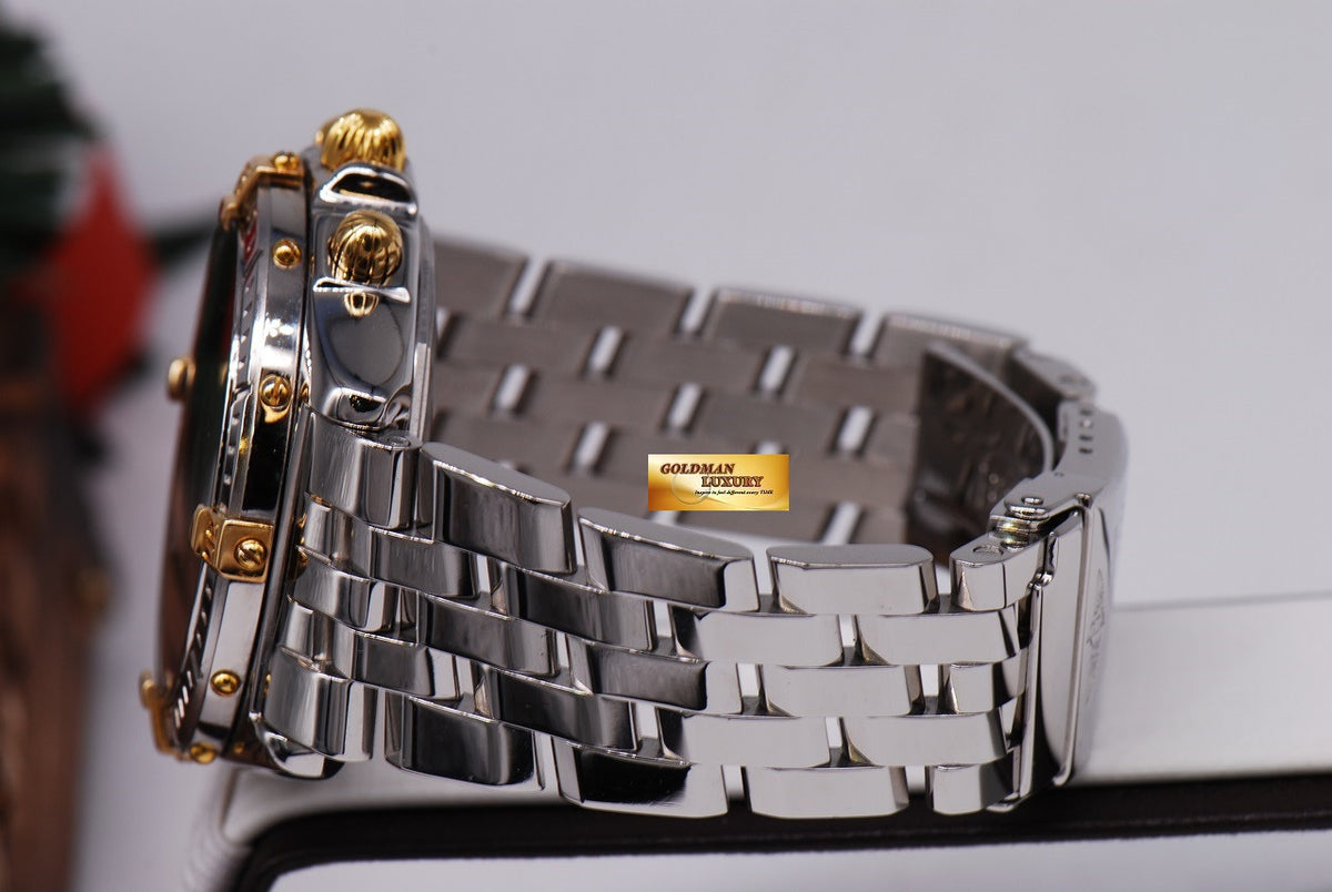 [SOLD] BREITLING WINDRIDER CROSSWIND CHRONOGRAPH B13355 HALF-GOLD AUTOMATIC (MINT)