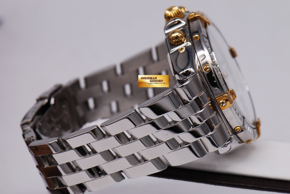 [SOLD] BREITLING WINDRIDER CROSSWIND CHRONOGRAPH B13355 HALF-GOLD AUTOMATIC (MINT)