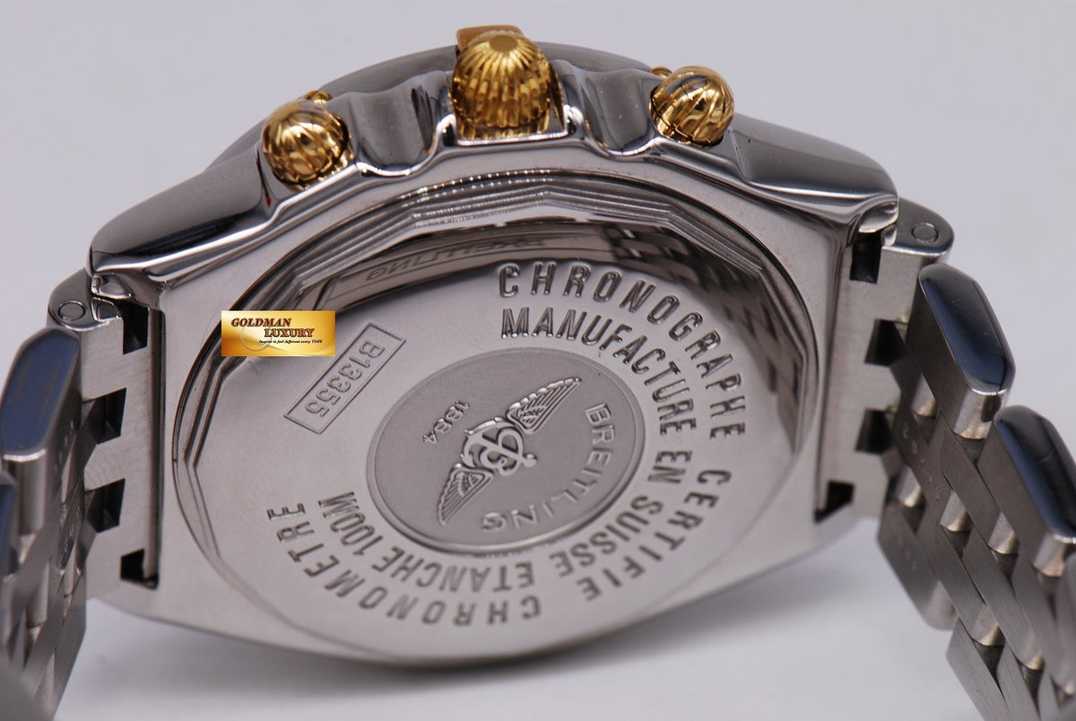 [SOLD] BREITLING WINDRIDER CROSSWIND CHRONOGRAPH B13355 HALF-GOLD AUTOMATIC (MINT)