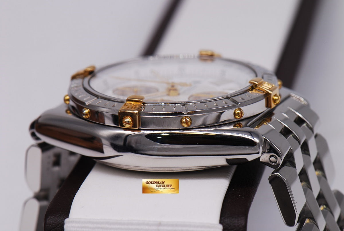 [SOLD] BREITLING WINDRIDER CROSSWIND CHRONOGRAPH B13355 HALF-GOLD AUTOMATIC (MINT)