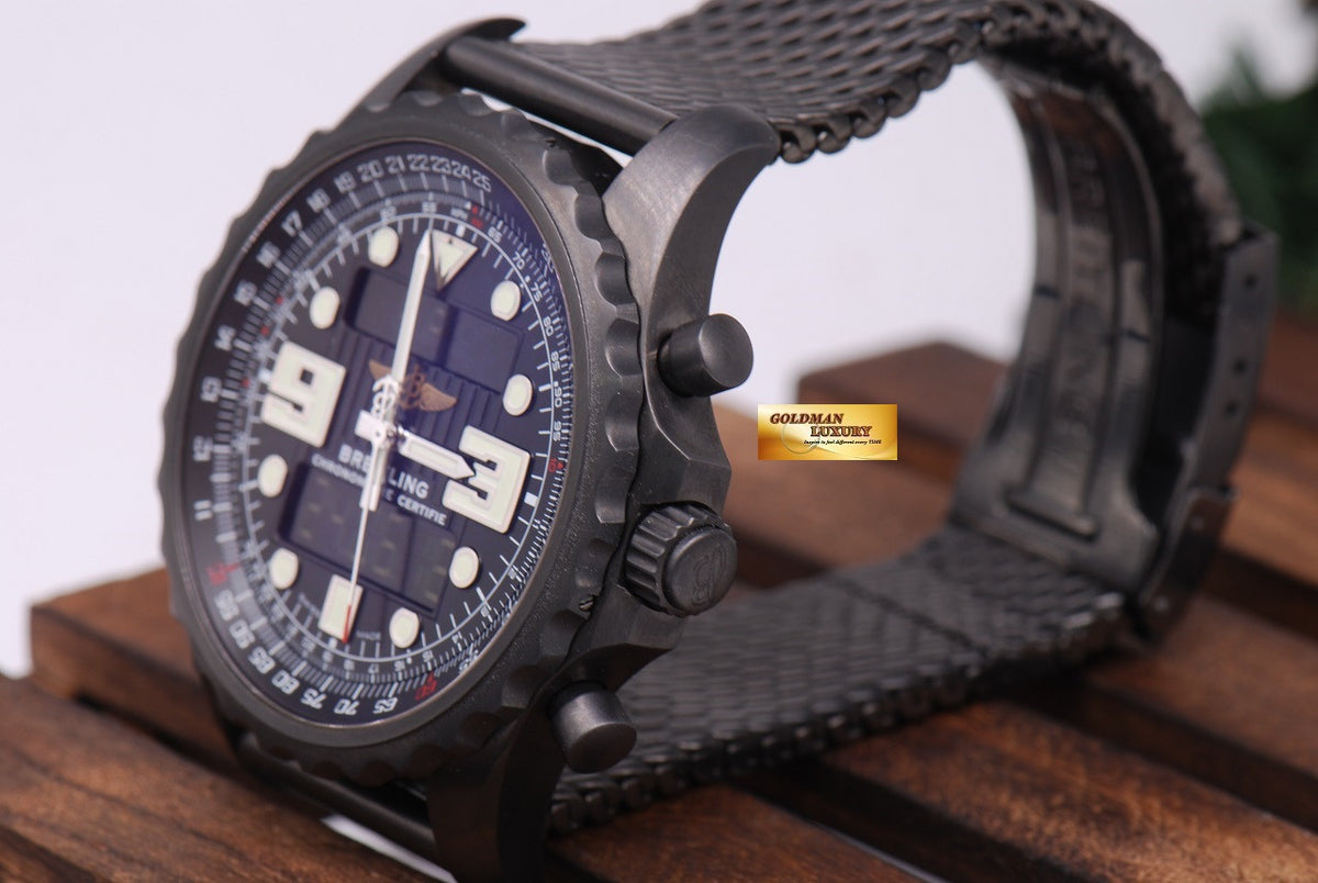 [SOLD] BREITLING CHRONOSPACE BLACKSTEEL SUPERQUARTZ LIMITED EDITION