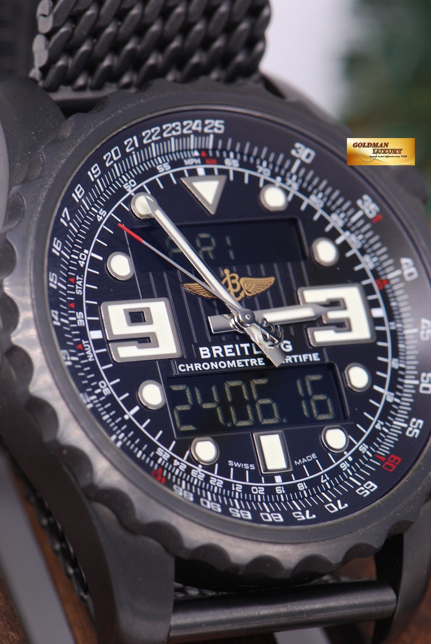 [SOLD] BREITLING CHRONOSPACE BLACKSTEEL SUPERQUARTZ LIMITED EDITION