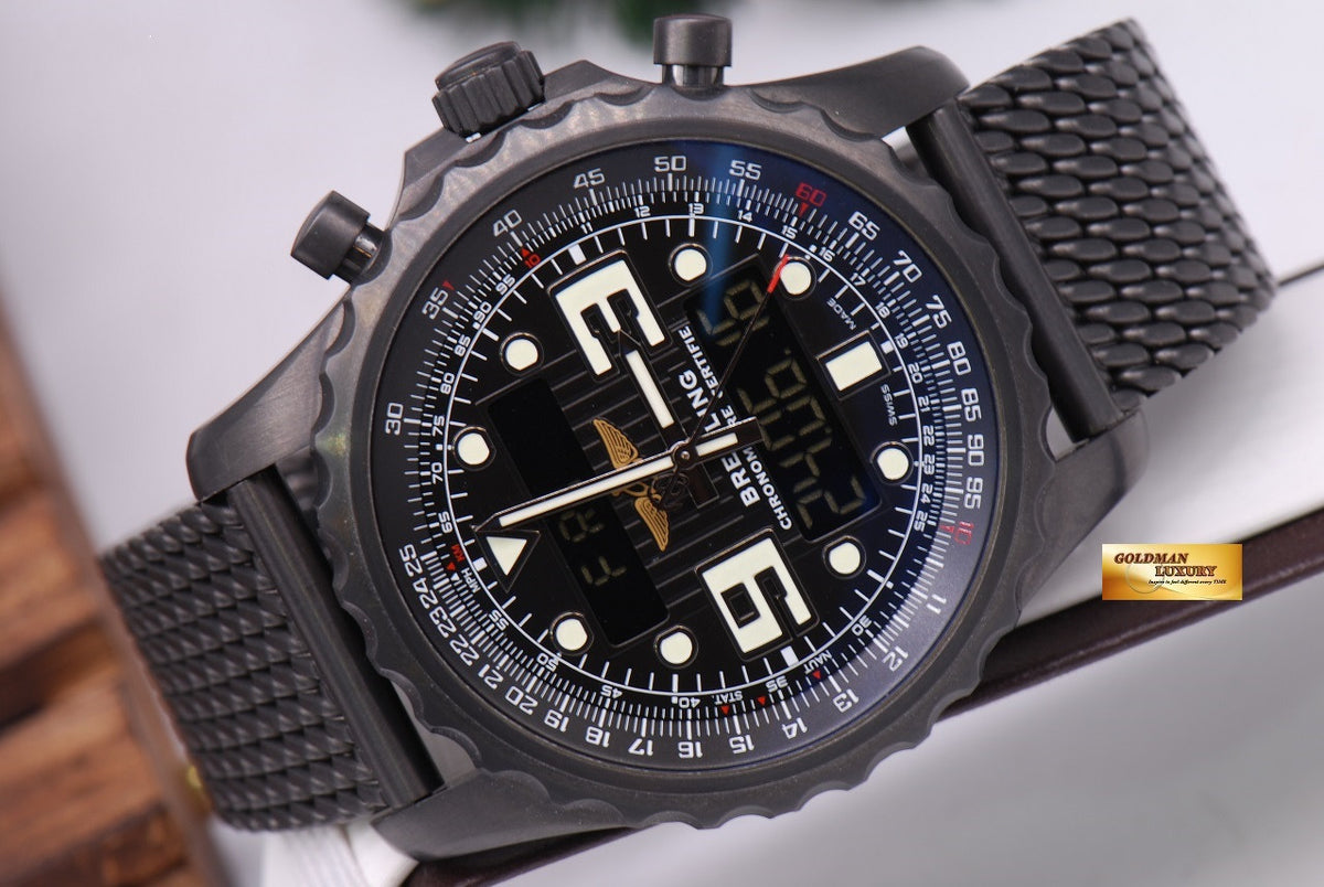 [SOLD] BREITLING CHRONOSPACE BLACKSTEEL SUPERQUARTZ LIMITED EDITION