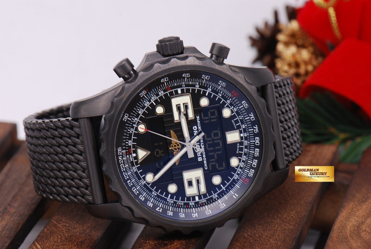 [SOLD] BREITLING CHRONOSPACE BLACKSTEEL SUPERQUARTZ LIMITED EDITION