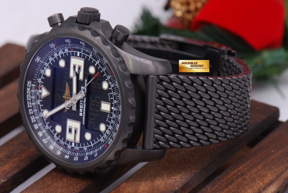 [SOLD] BREITLING CHRONOSPACE BLACKSTEEL SUPERQUARTZ LIMITED EDITION