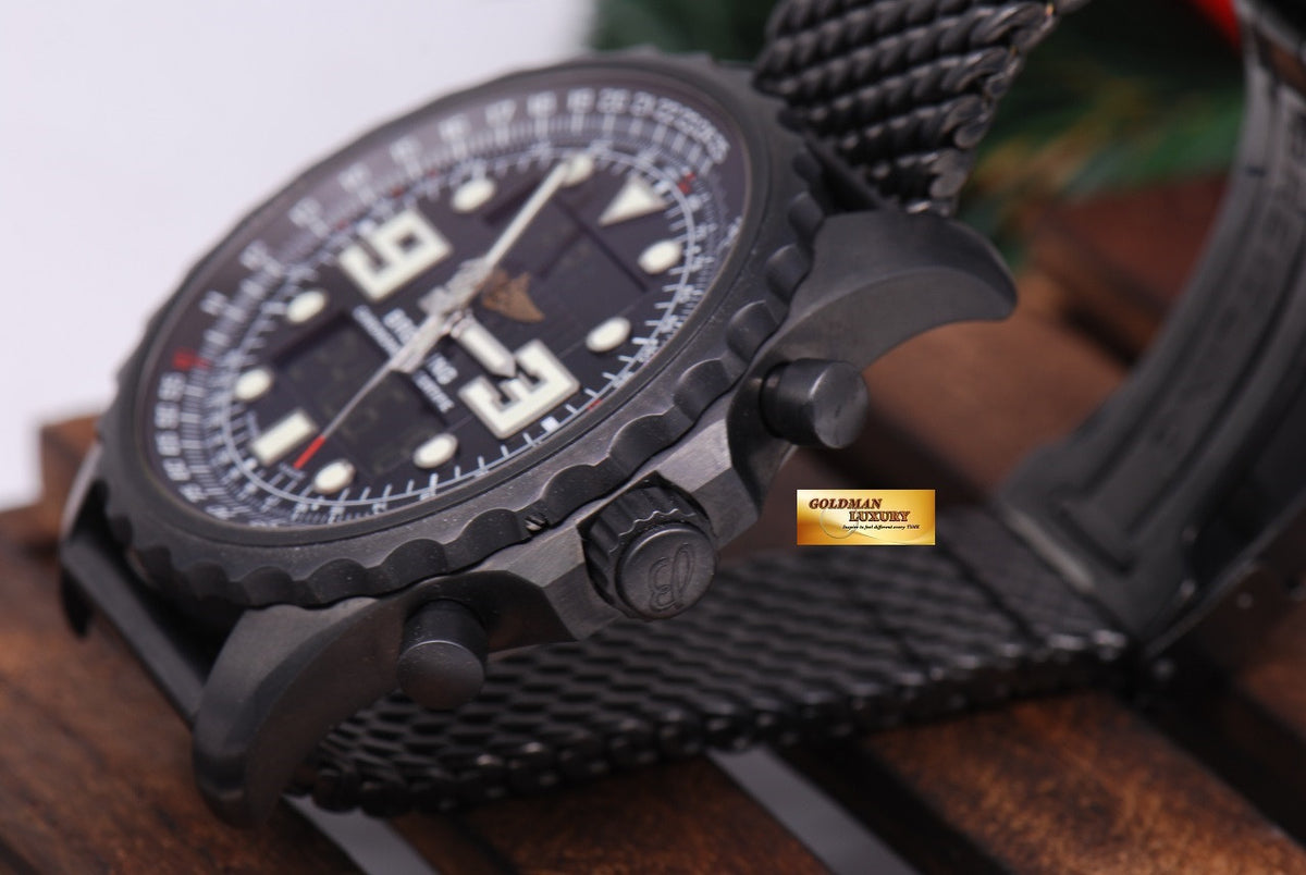 [SOLD] BREITLING CHRONOSPACE BLACKSTEEL SUPERQUARTZ LIMITED EDITION