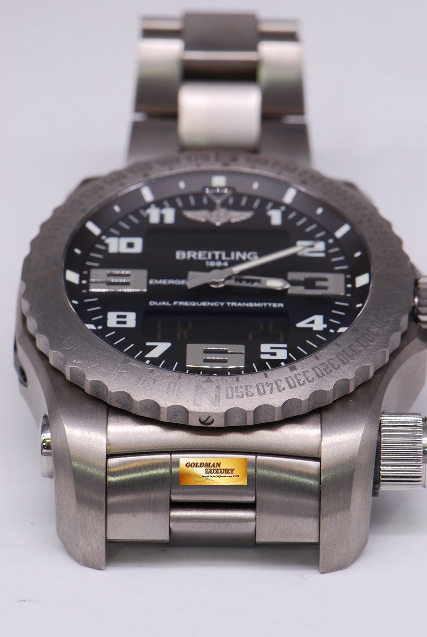 [SOLD] BREITLING EMERGENCY MISSION II TITANIUM  E76325 SUPERQUARTZ