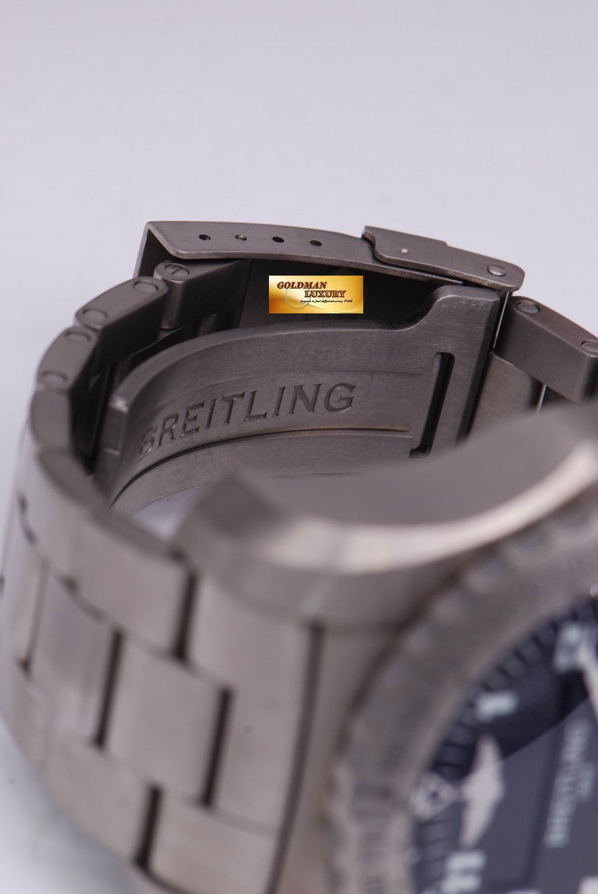 [SOLD] BREITLING EMERGENCY MISSION II TITANIUM  E76325 SUPERQUARTZ