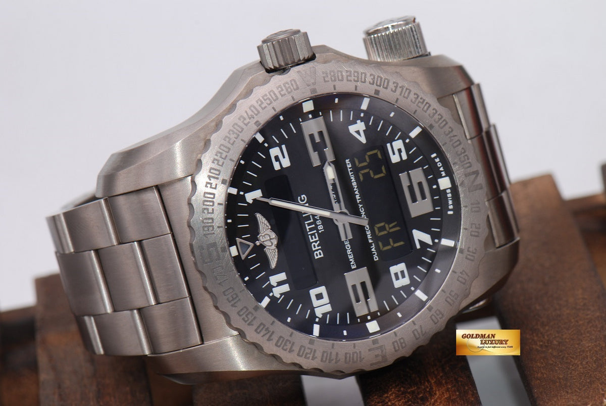 [SOLD] BREITLING EMERGENCY MISSION II TITANIUM  E76325 SUPERQUARTZ