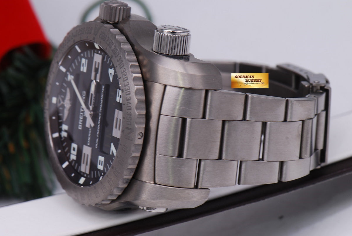 [SOLD] BREITLING EMERGENCY MISSION II TITANIUM  E76325 SUPERQUARTZ