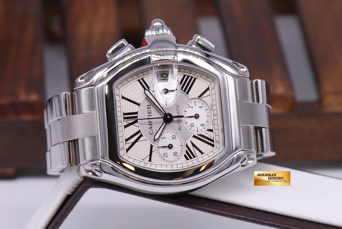 [SOLD] CARTIER ROADSTER MENS XL CHRONOGRAPH AUTOMATIC