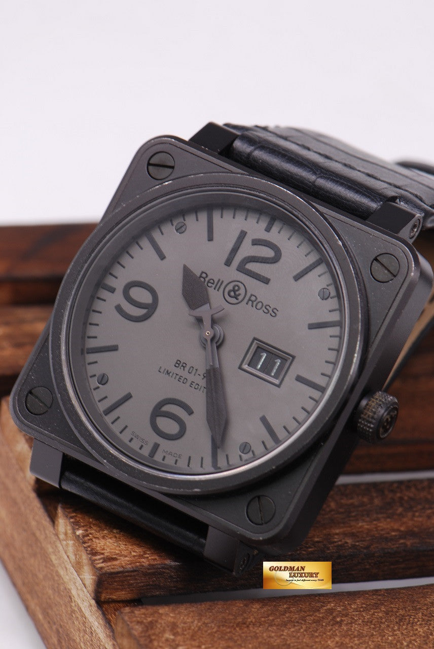 [SOLD] BELL & ROSS PVD BIG DATE BR01-96 46mm AUTOMATIC (NEAR MINT)