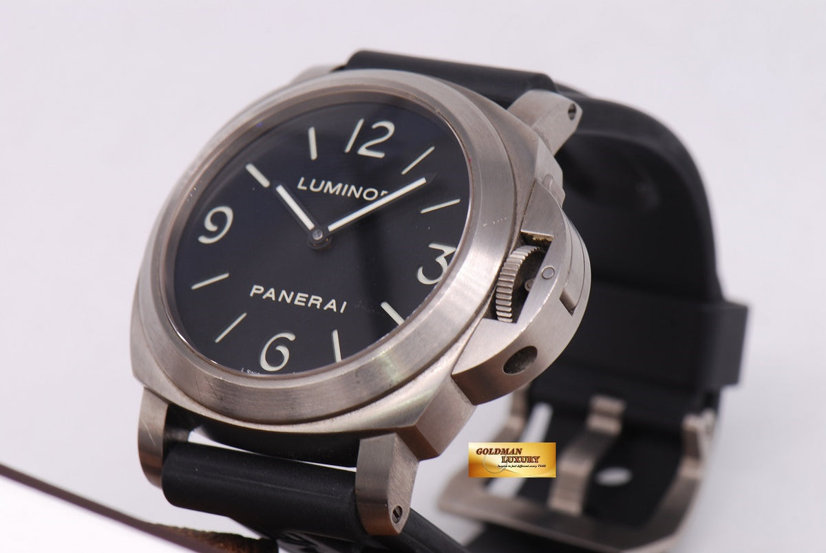 [ SOLD ] PANERAI LUMINOR TITANIUM PAM 176 MANUAL