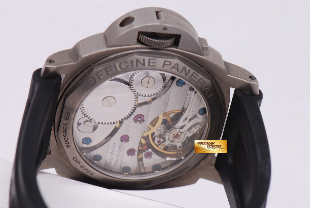 [ SOLD ] PANERAI LUMINOR TITANIUM PAM 176 MANUAL
