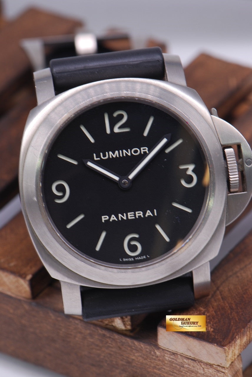 [ SOLD ] PANERAI LUMINOR TITANIUM PAM 176 MANUAL