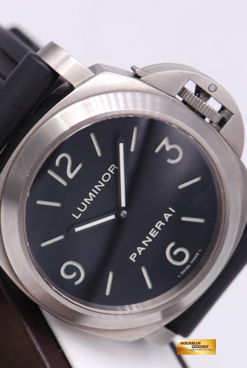 [ SOLD ] PANERAI LUMINOR TITANIUM PAM 176 MANUAL