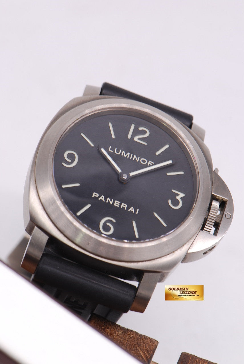 [ SOLD ] PANERAI LUMINOR TITANIUM PAM 176 MANUAL