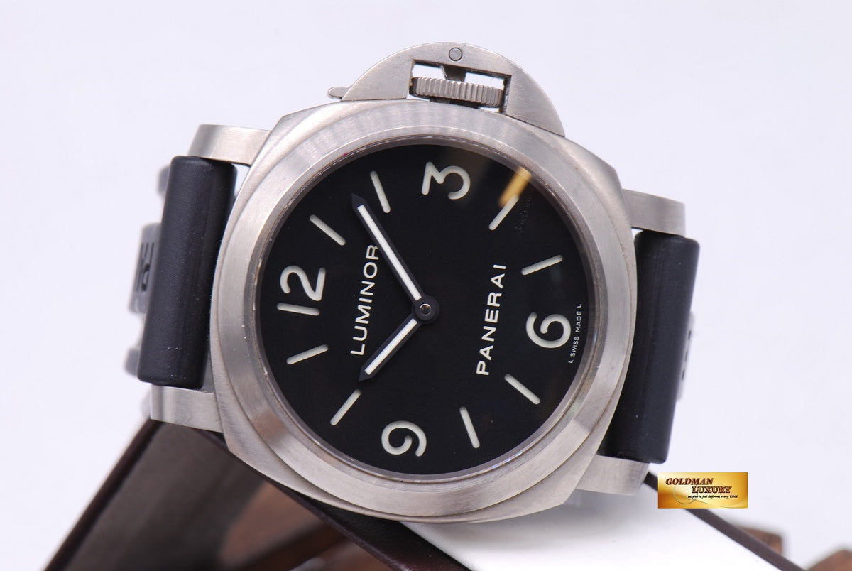 [ SOLD ] PANERAI LUMINOR TITANIUM PAM 176 MANUAL