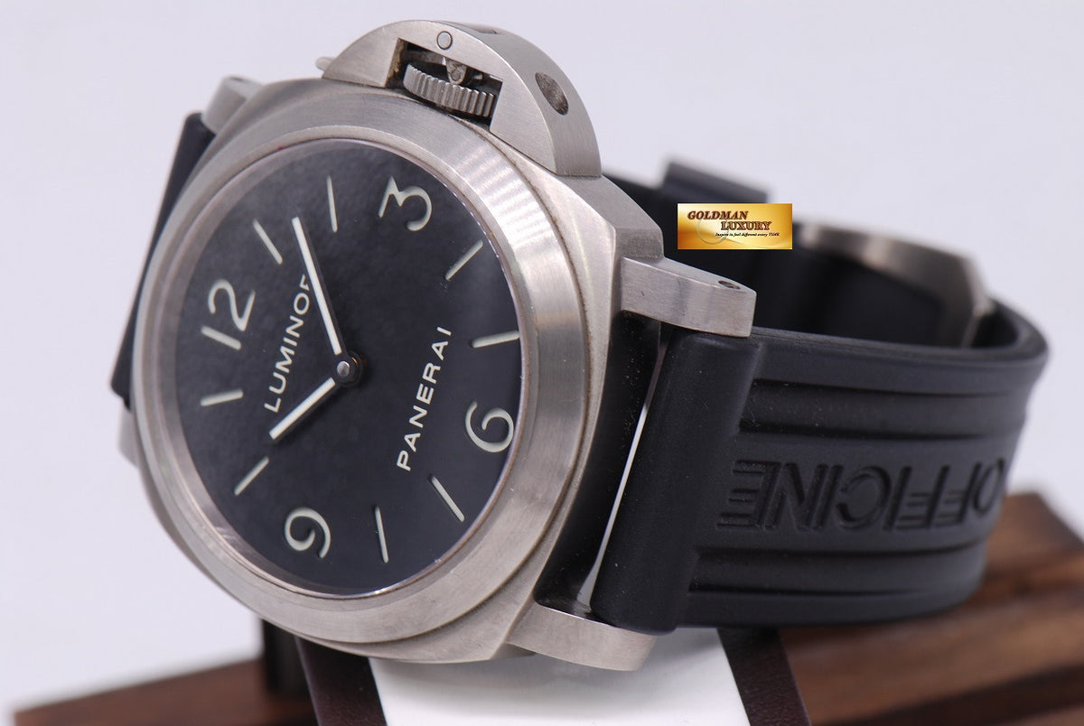 [ SOLD ] PANERAI LUMINOR TITANIUM PAM 176 MANUAL