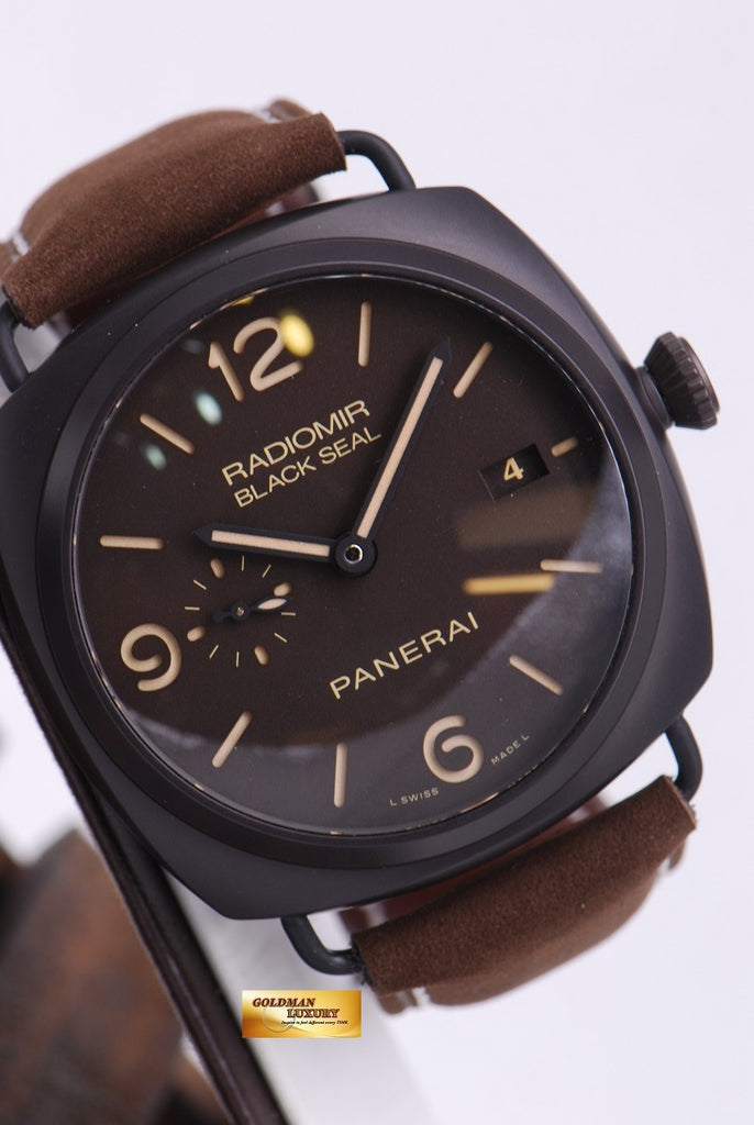 SOLD PANERAI BLACK SEAL CERAMIC PAM 505 AUTOMATIC