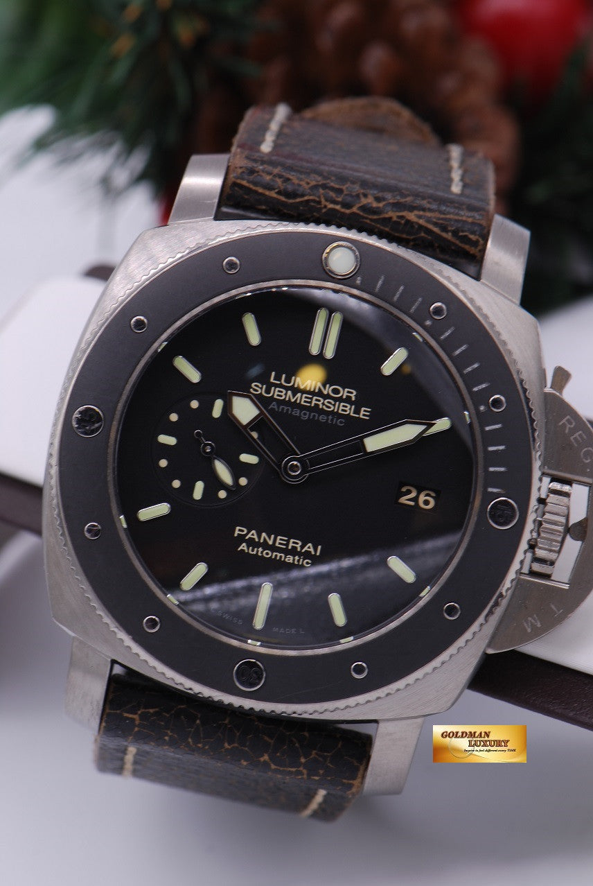 [SOLD] PANERAI LUMINOR SUBMERSIBLE PAM 389 CERAMIC BEZEL AUTOMATIC