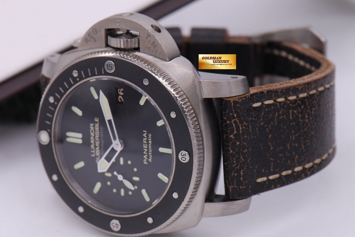 [SOLD] PANERAI LUMINOR SUBMERSIBLE PAM 389 CERAMIC BEZEL AUTOMATIC
