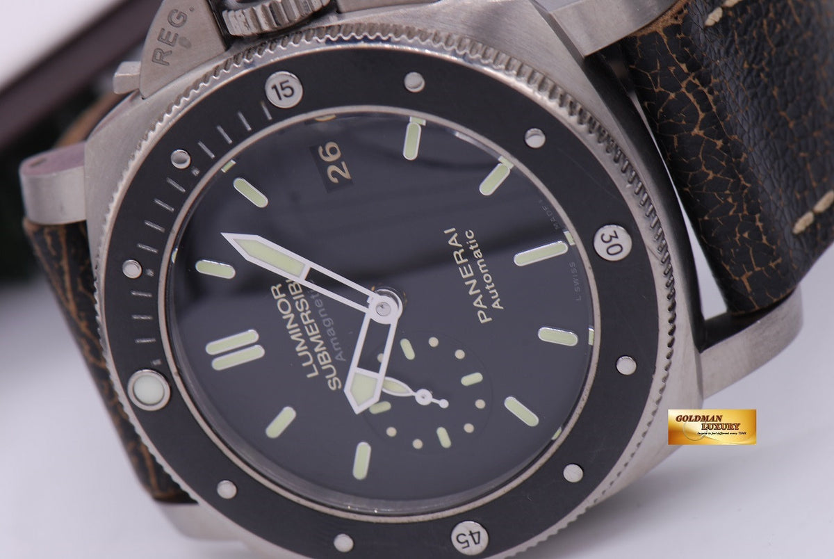 [SOLD] PANERAI LUMINOR SUBMERSIBLE PAM 389 CERAMIC BEZEL AUTOMATIC