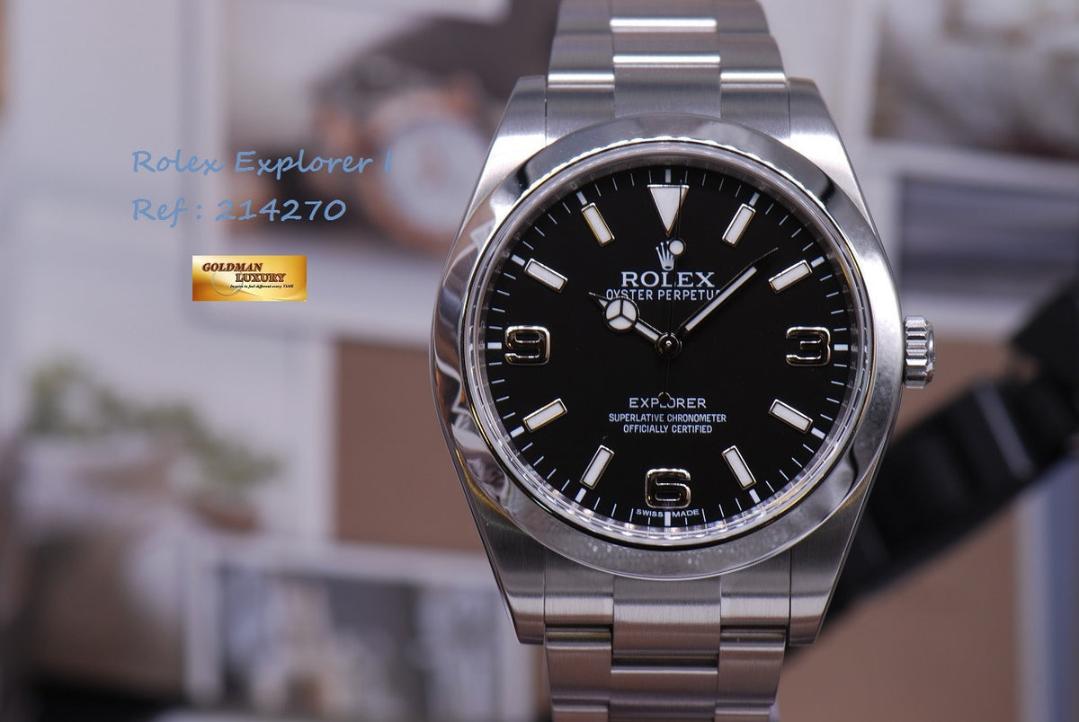 [SOLD] ROLEX OYSTER PERPETUAL EXPLORER I Ref 214270