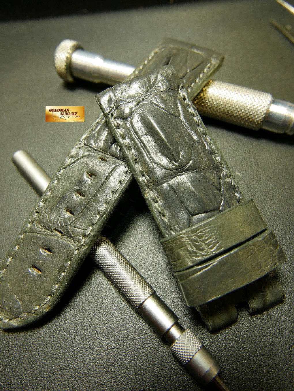 PANERAI HORNBACK ALLIGATOR STRAP GREY