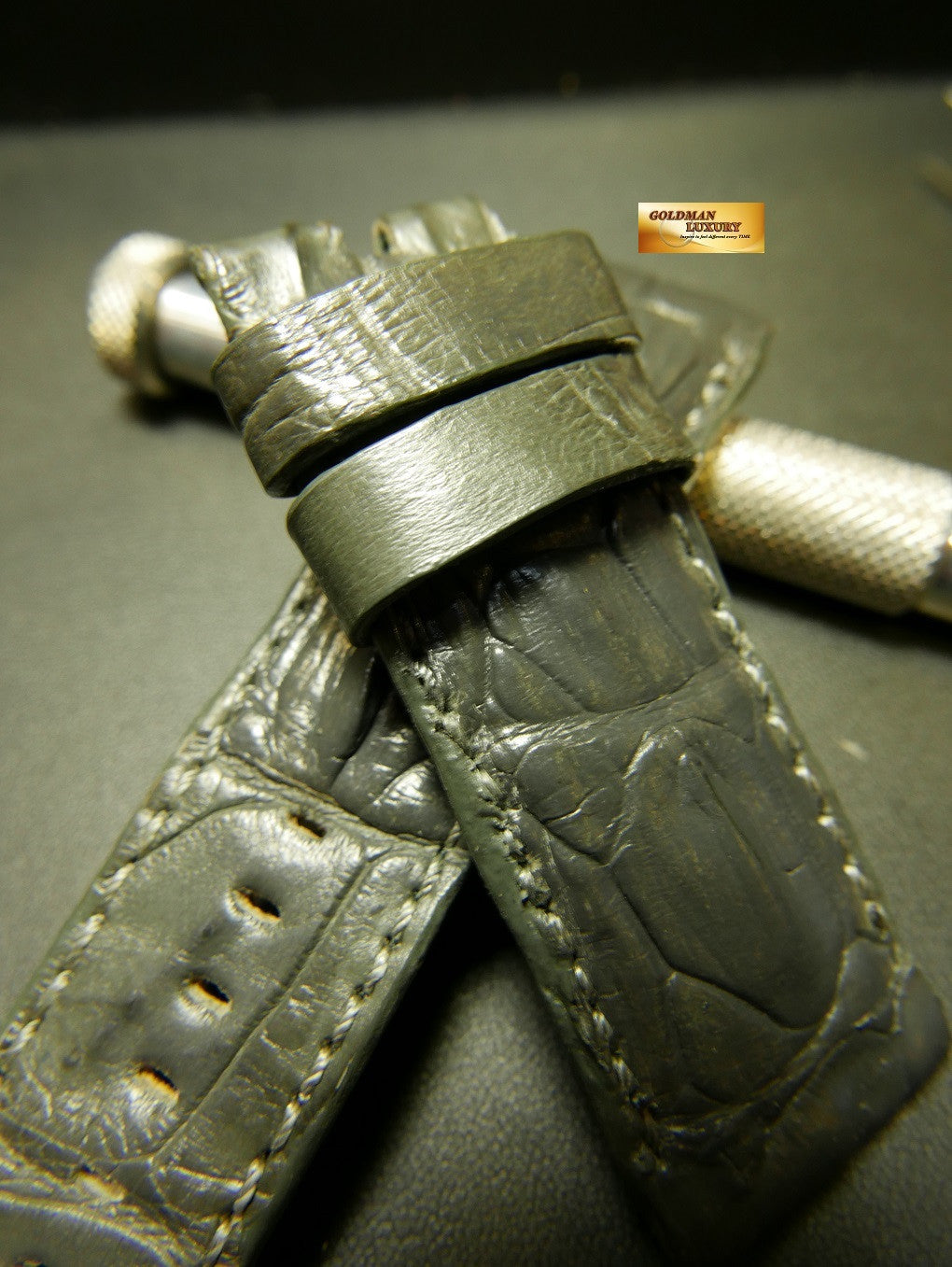 PANERAI HORNBACK ALLIGATOR STRAP GREY