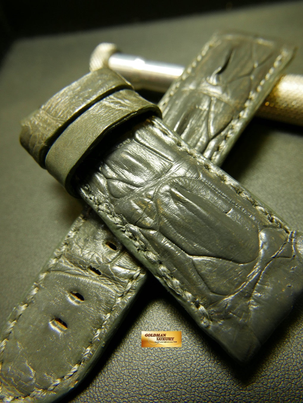 PANERAI HORNBACK ALLIGATOR STRAP GREY