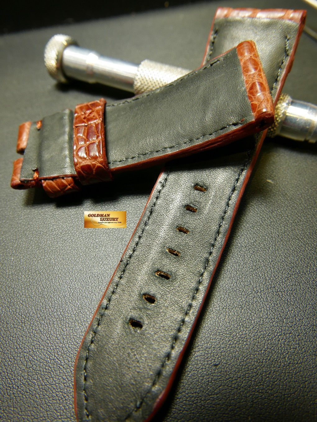 PANERAI HORNBACK ALLIGATOR STRAP TAN BROWN
