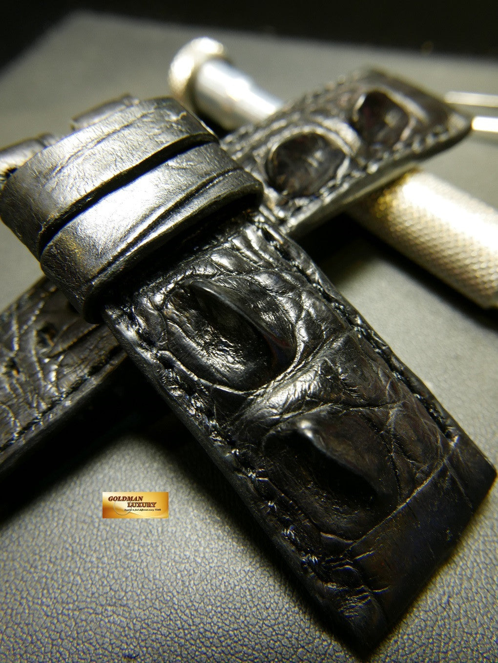 PANERAI HORNBACK ALLIGATOR STRAP BLACK